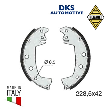 GANASCE FRENI ANTERIORI 228,6x42mm R4 (BENDIX)