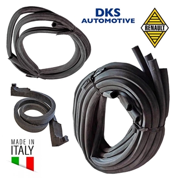 KIT GUARNIZIONI 4 PORTE + PORTELLONE RENAULT 4 (made in Italy)