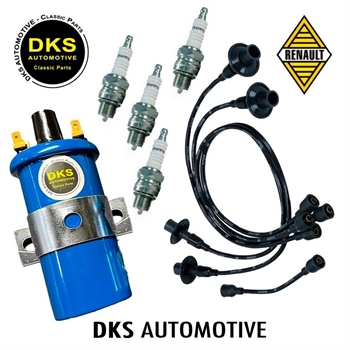 OFFERTA KIT BOBINA 12V BLU + CAVI CANDELE TOP QUALITY + CANDELE